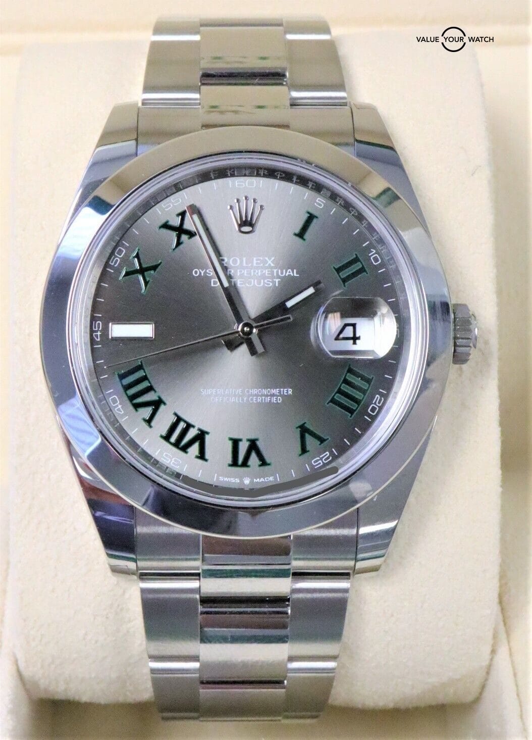 Rolex Datejust 41mm Wimbledon 126300 BOX/PAPERS/2023!
