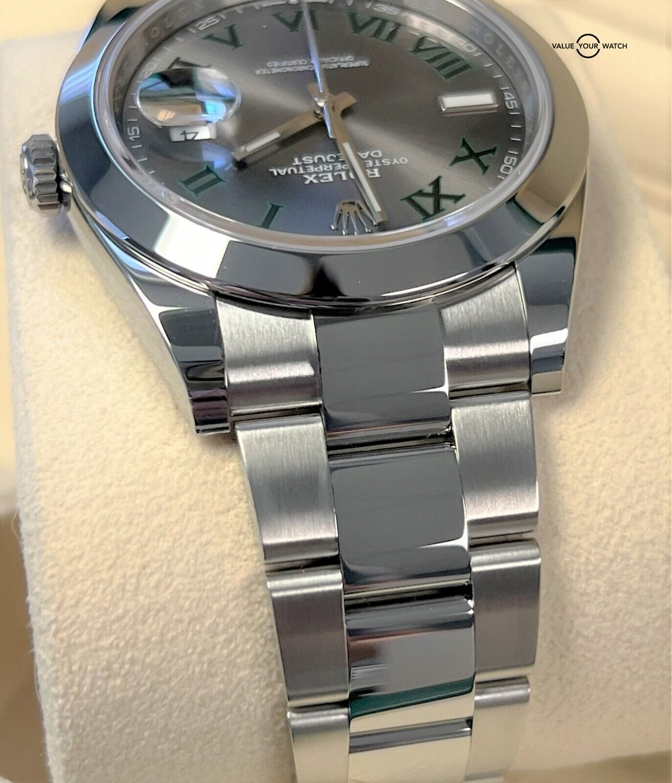 Rolex Datejust 41mm Wimbledon 126300 BOX/PAPERS/2023! - Image 10