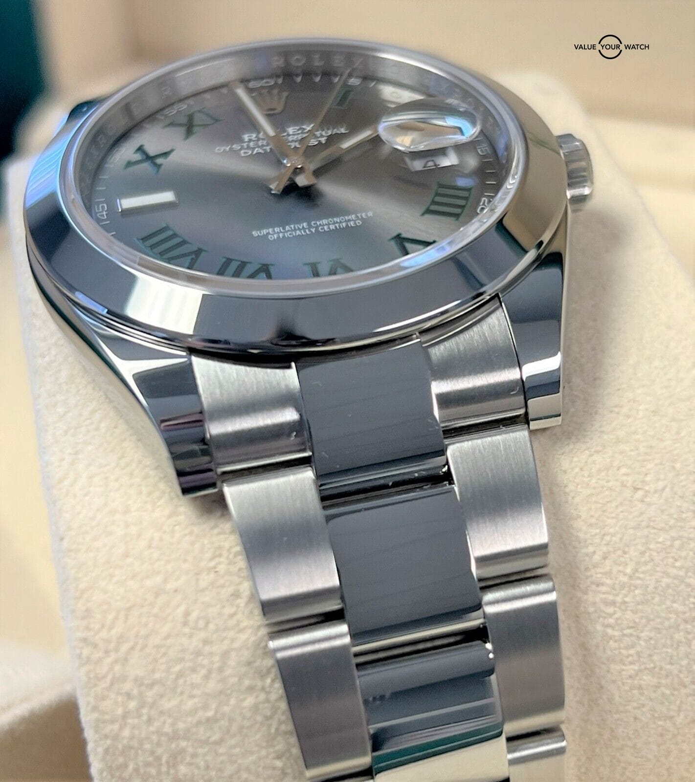 Rolex Datejust 41mm Wimbledon 126300 BOX/PAPERS/2023! - Image 11