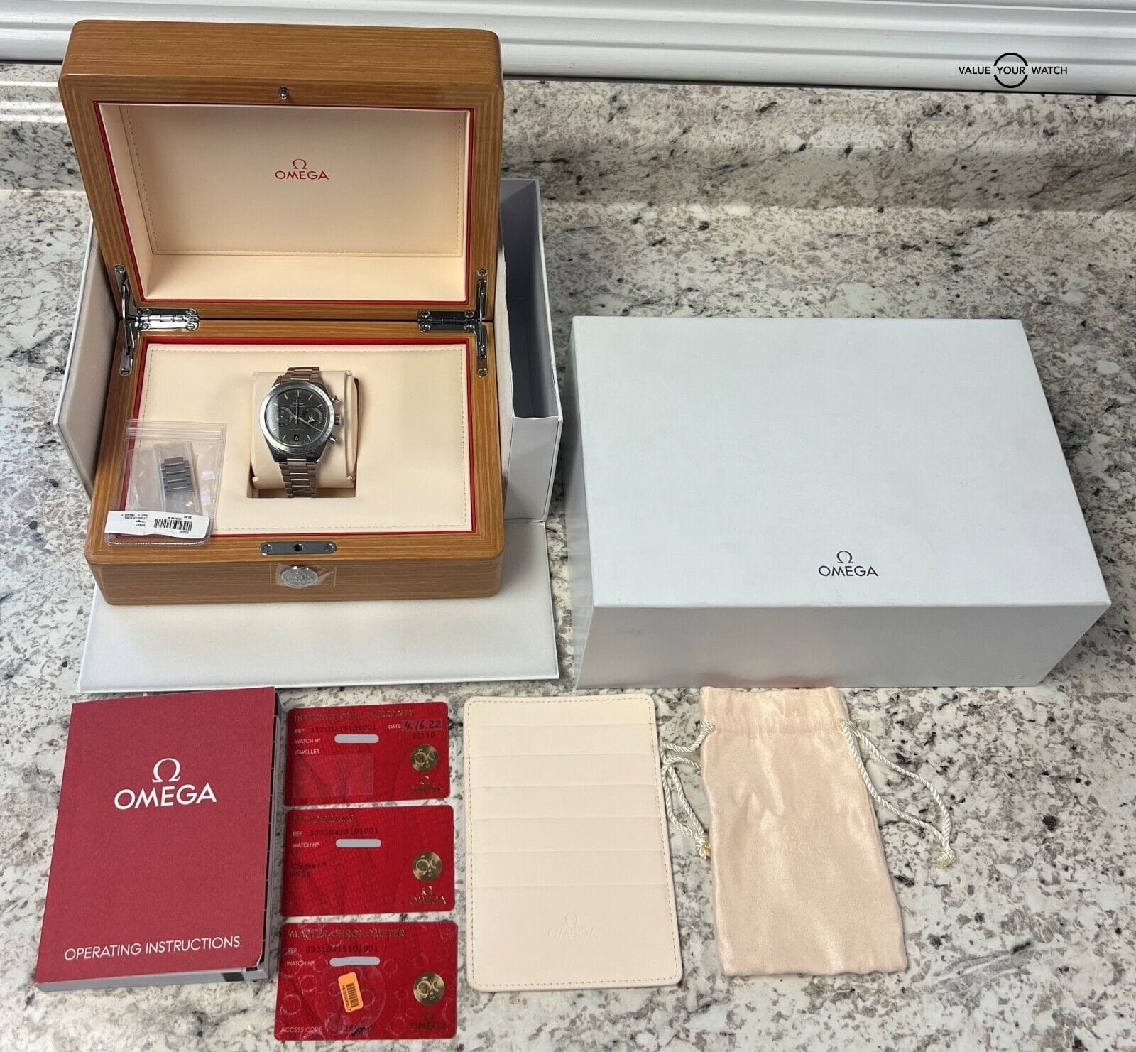 Omega Speedmaster “57 Black Dial 332.10.41.51.01.001 BOXES/PAPERS/2022! - Image 2