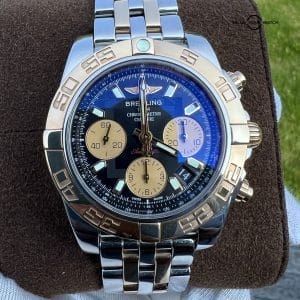 Breitling Chronomat 41 mm 18k Gold Steel Two-Tone Automatic CB0140