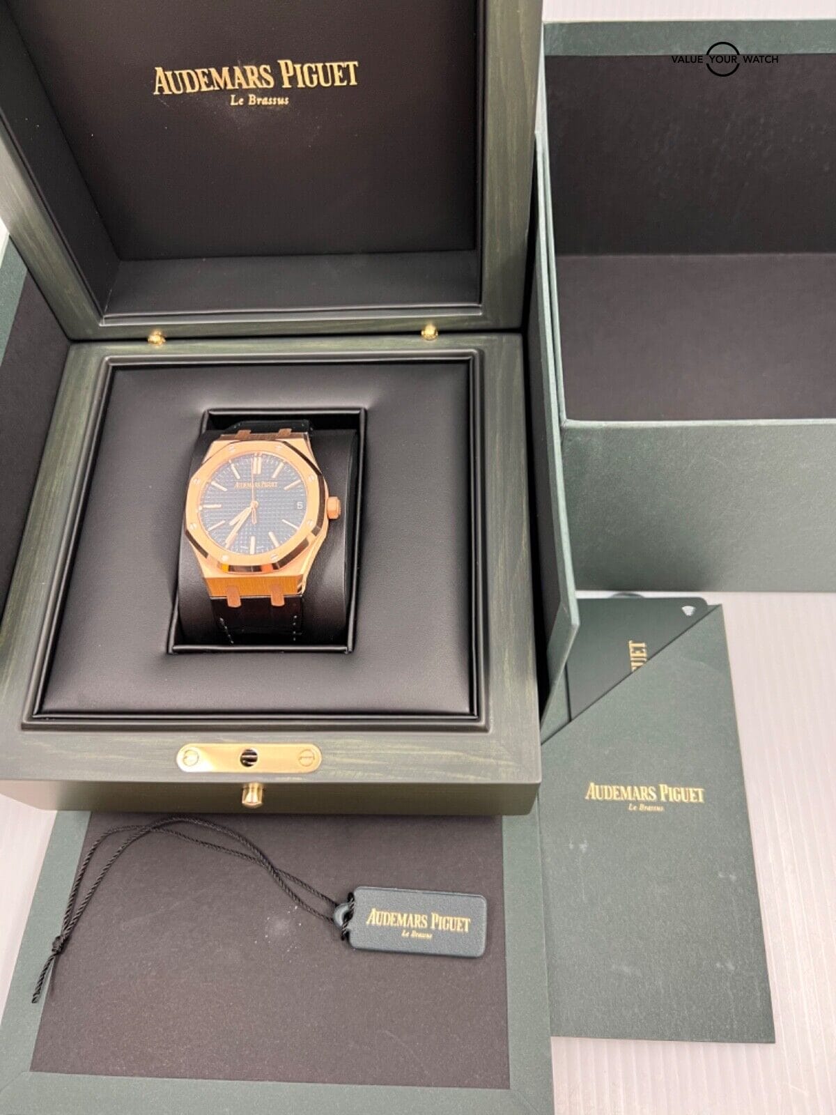訳あってお買い得！30～80％OFF 2023 New Dial Black Gold Rose 18k Oak Royal Piguet Audemars 時計