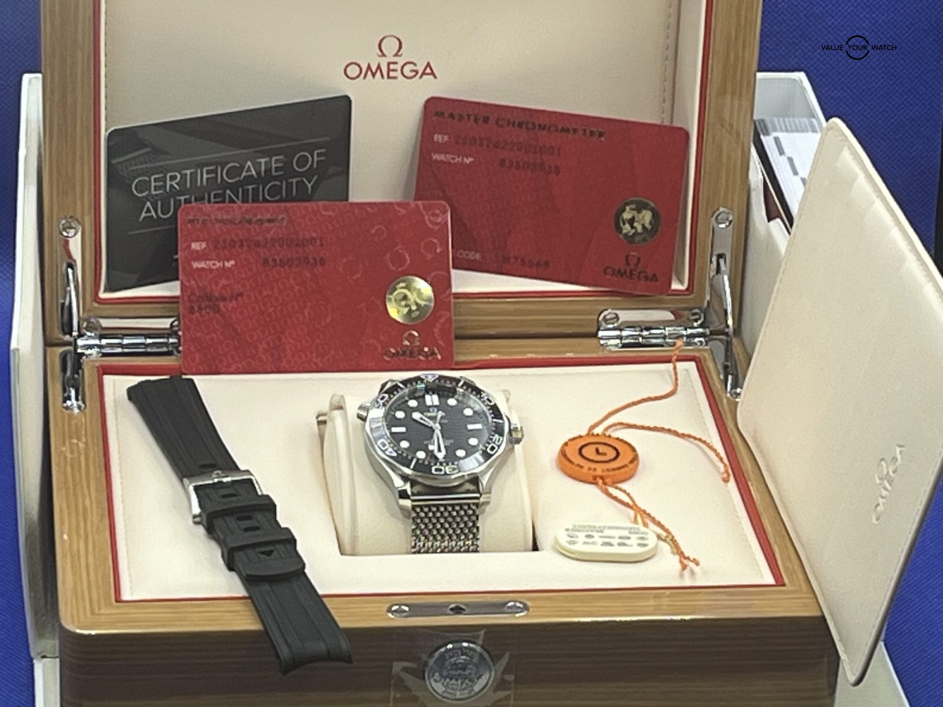 Super Clean 2022 Seamaster Omega 300M Diver Chronometer - Image 3