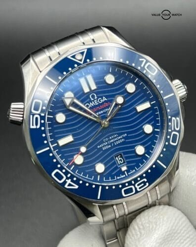 OMEGA Seamaster Diver 300m Blue Wave Full Set Box/Papers 210.30.42.20.03.001 - Image 3