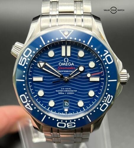 OMEGA Seamaster Diver 300m Blue Wave Full Set Box/Papers 210.30.42.20.03.001 - Image 8