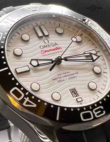 2020 Omega Seamaster Diver 300 White Wave Dial. Full Set. Factory Warranty. 42m - Image 4