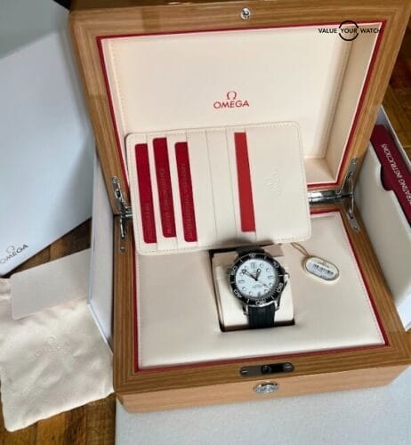 2020 Omega Seamaster Diver 300 White Wave Dial. Full Set. Factory Warranty. 42m - Image 5