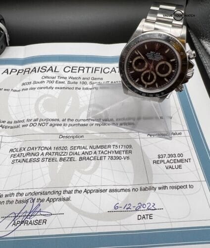 1996 T-Serial Rolex Zenith Daytona 16520 with stunning Patrizzi error dial. - Image 4