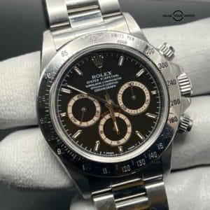 1996 T-Serial Rolex Zenith Daytona 16520 with stunning Patrizzi error dial.