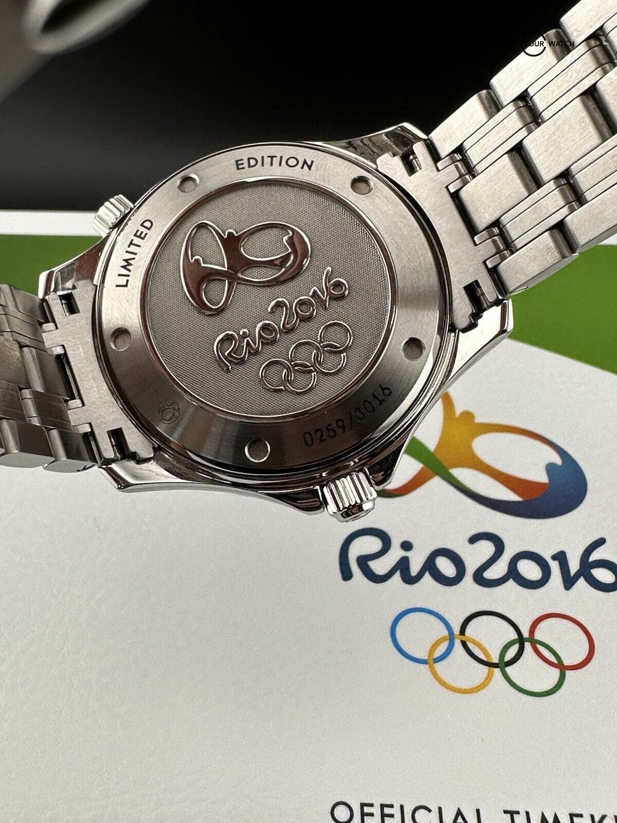 OMEGA Diver 300M Chronometer Rio Olympics 2016 - 522.30.41.20.01.001 - Image 4