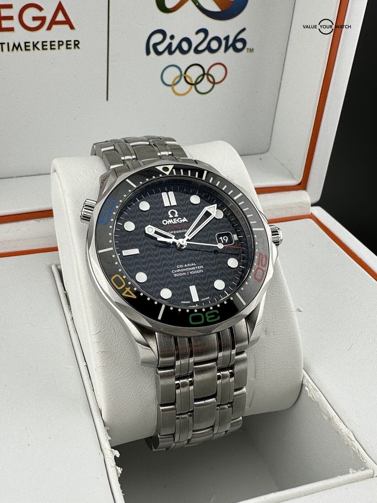OMEGA Diver 300M Chronometer Rio Olympics 2016 - 522.30.41.20.01.001 - Image 9