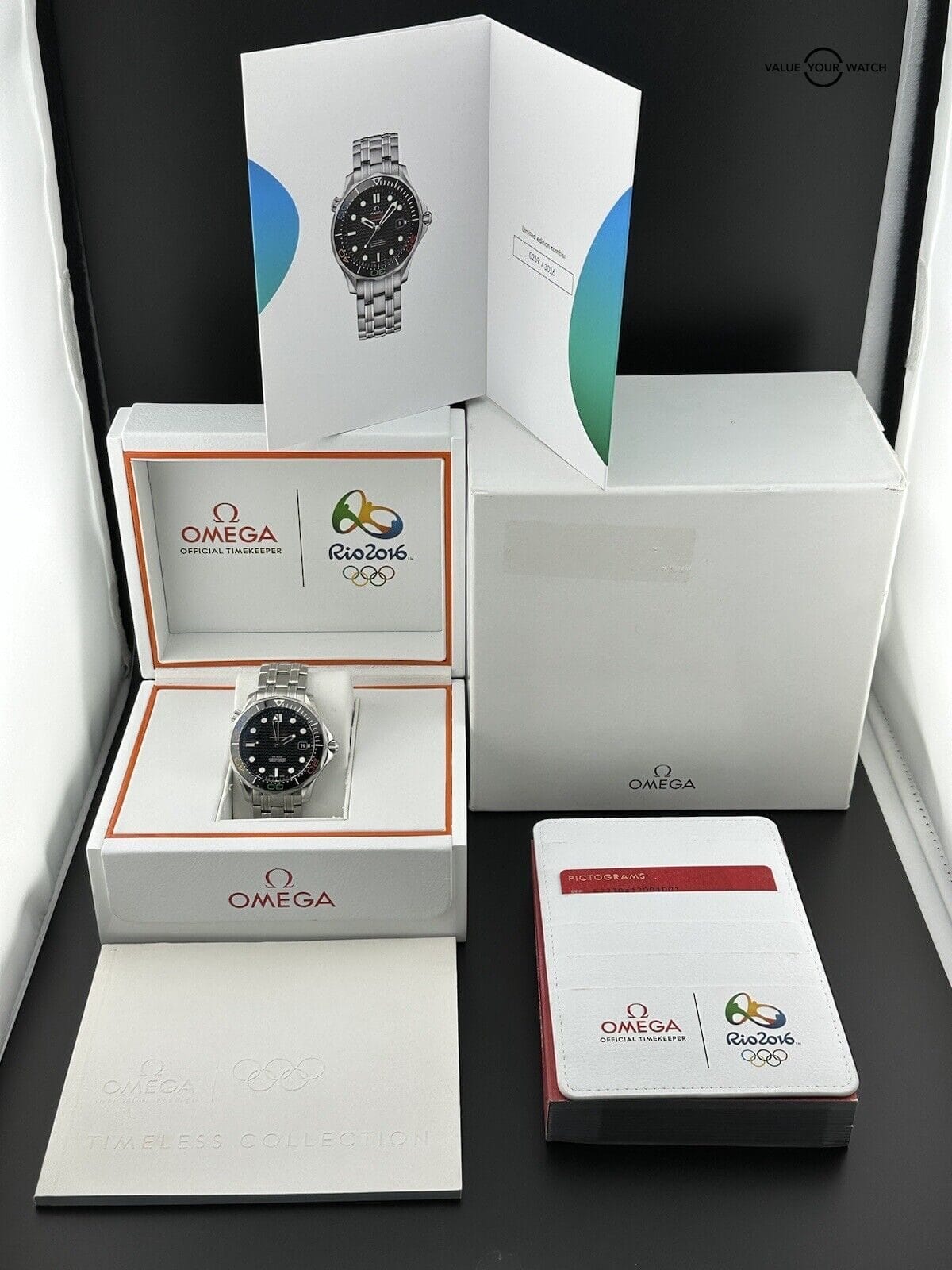 OMEGA Diver 300M Chronometer Rio Olympics 2016 - 522.30.41.20.01.001 - Image 12