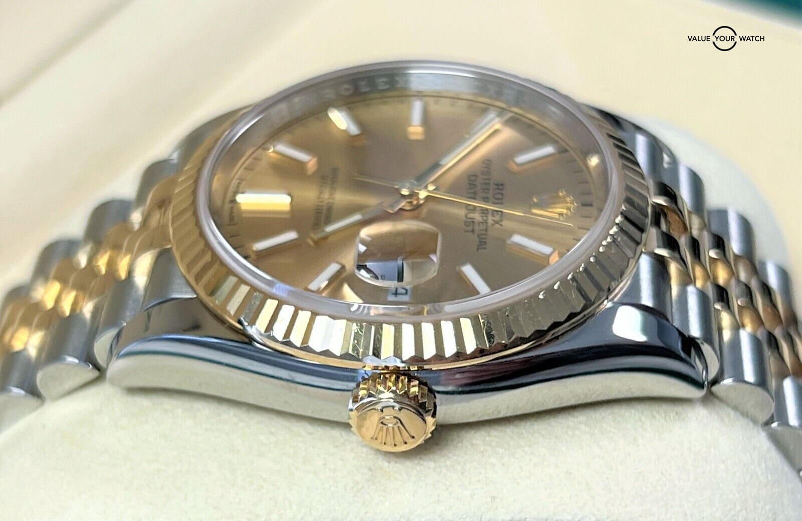 Rolex Datejust 36mm 18K Yellow Gold & Stainless Steel 126233 BOXES/PAPERS/2019! - Image 9