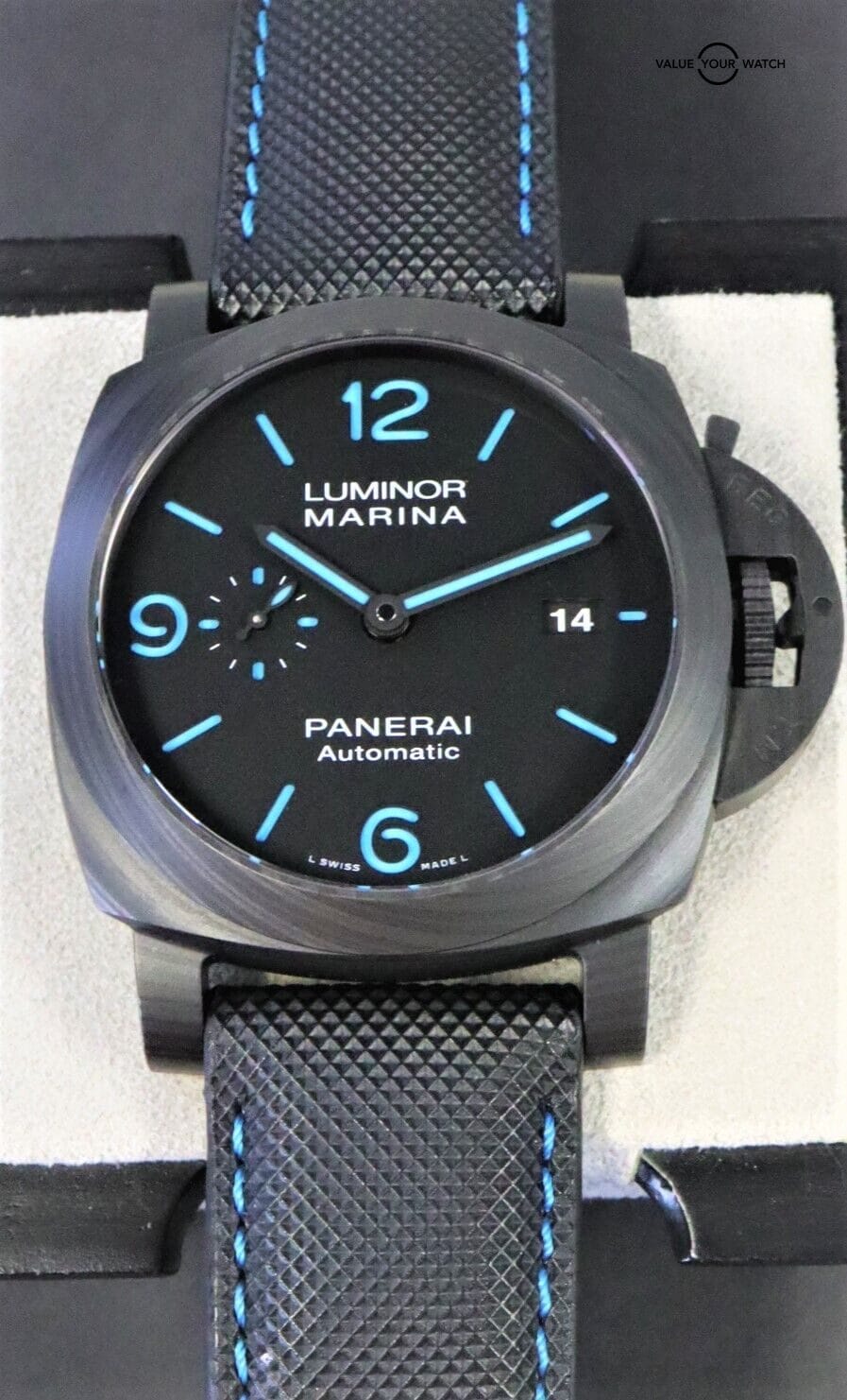 Panerai Luminor Marina Carbotech PAM 1661 PAM01661 44mm Black Dial