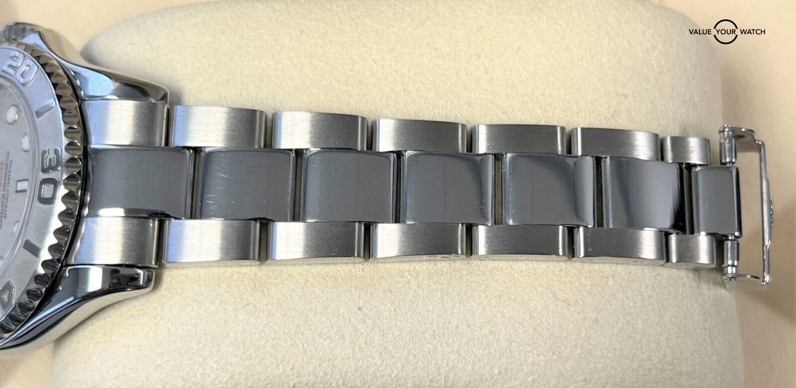 Rolex Yacht-Master Midsize 168622 35mm Platinum & Stainless Steel! - Image 2