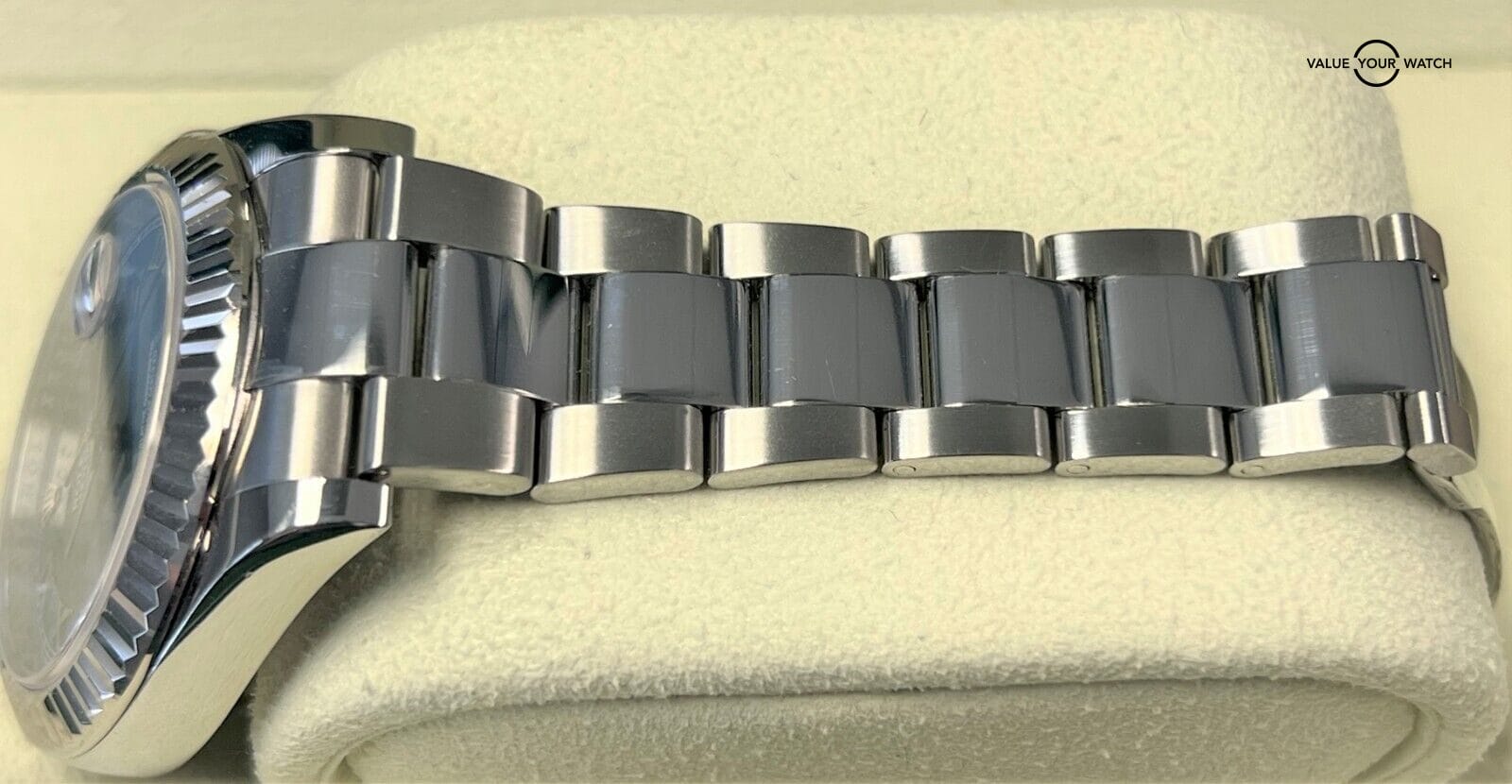 Rolex Datejust II 41mm Azzurro Blue Roman 18K White Gold & SS 2015/BOXES/PAPERS - Image 12