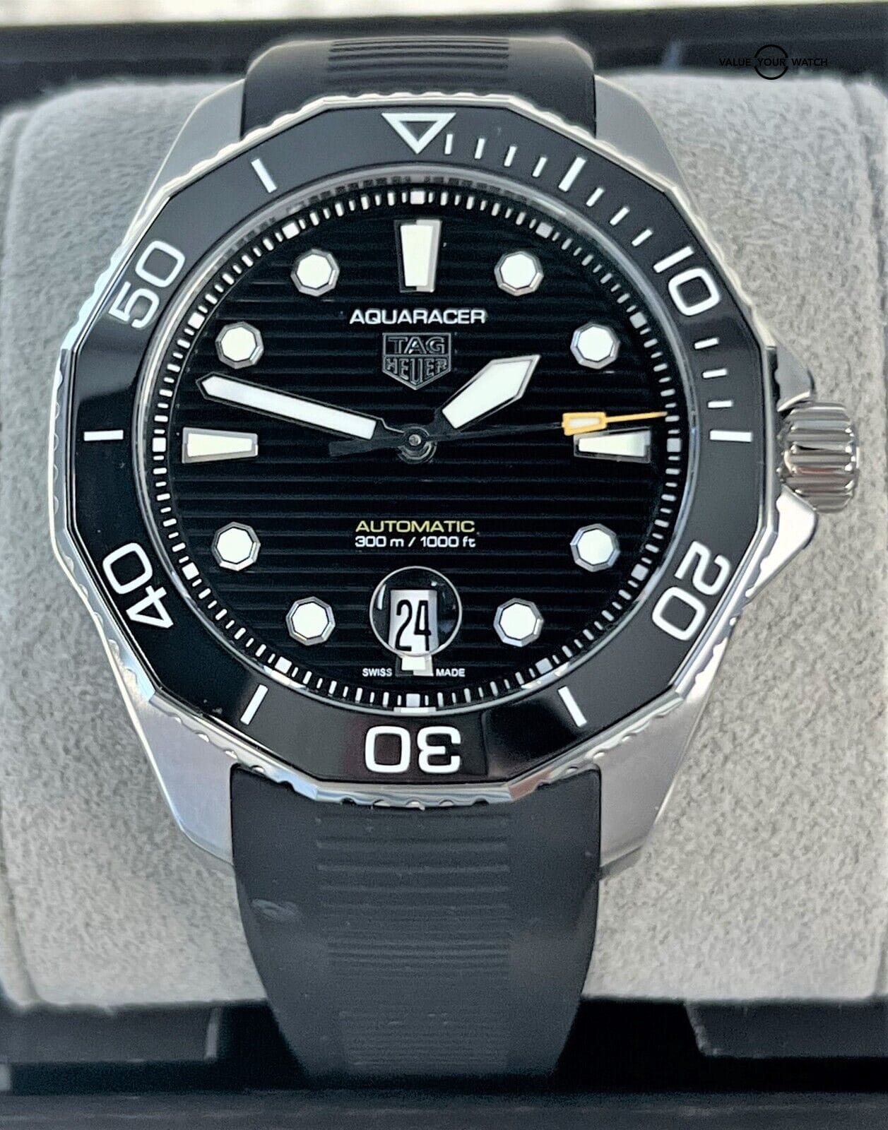 Tag Heuer Aquaracer 300 Automatic 43mm Black Dial WBP201A.FT6197! - Image 5