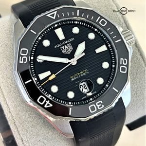 Tag Heuer Aquaracer 300 Automatic 43mm Black Dial WBP201A.FT6197!