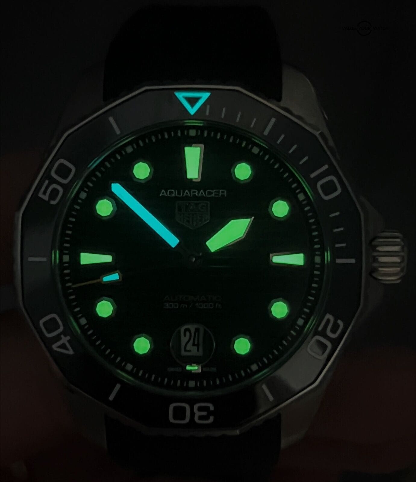 Tag Heuer Aquaracer 300 Automatic 43mm Black Dial WBP201A.FT6197! - Image 8