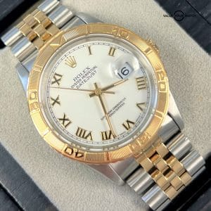 Rolex Datejust 36mm Thunderbird Turn-O-Graph 16263 Shantung Dial RARE!