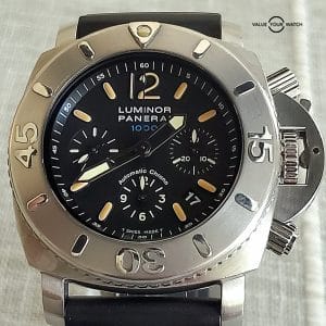 Panerai Luminor Submersible Pam 187 Tritium Dial 1000M Box and Papers Limited Ed