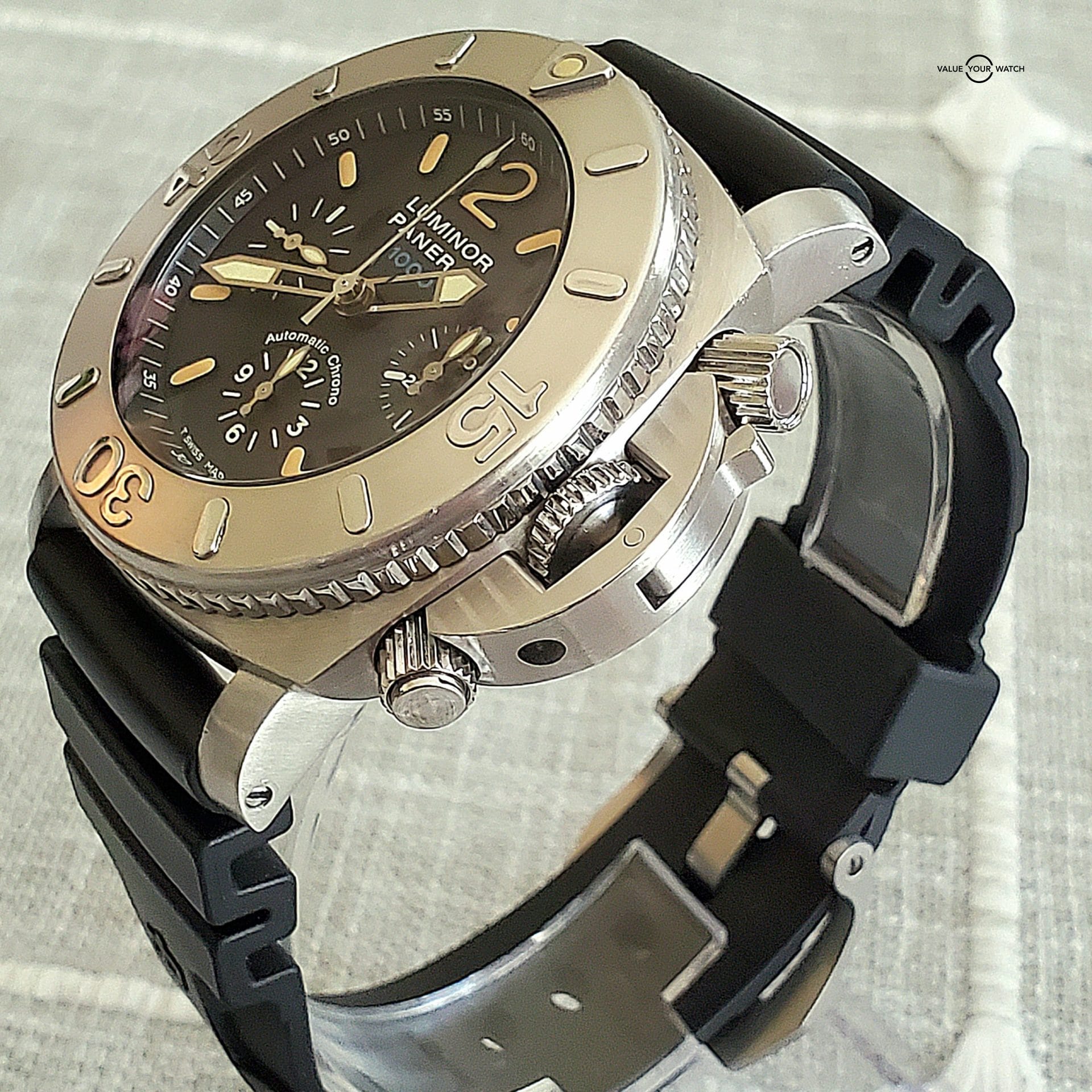 Panerai Luminor Submersible Pam 187 Tritium Dial 1000M Box and Papers Limited Ed - Image 3