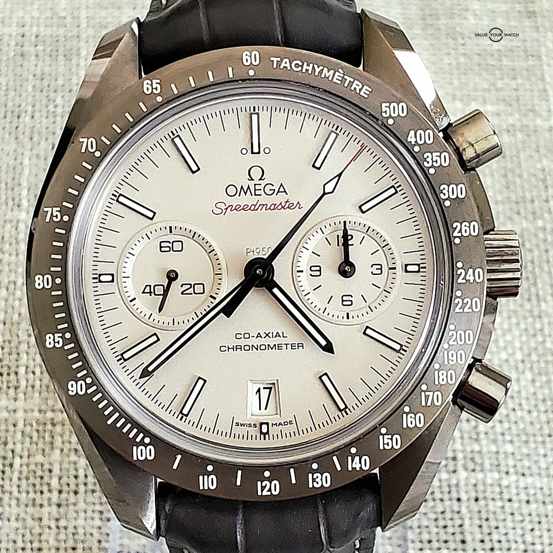 Omega Speedmaster Moonwatch Grey Side of the Moon Box and Papers Included