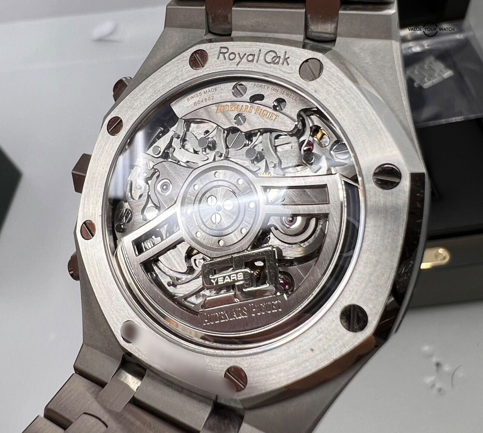 2022 Blue Dial 50th Anniversary Audemars Piguet Royal Oak Flyback Chronograph - Image 2