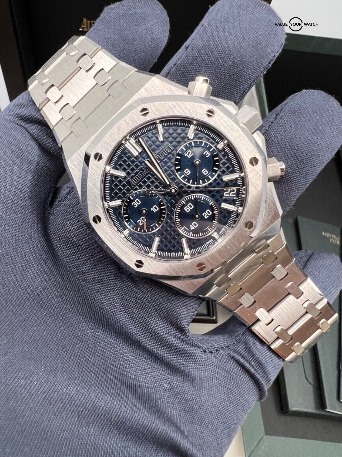 2022 Blue Dial 50th Anniversary Audemars Piguet Royal Oak Flyback Chronograph