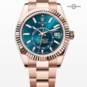 Rolex Unworn New Release 336935 Rose Gold Blue Dial Skydweller