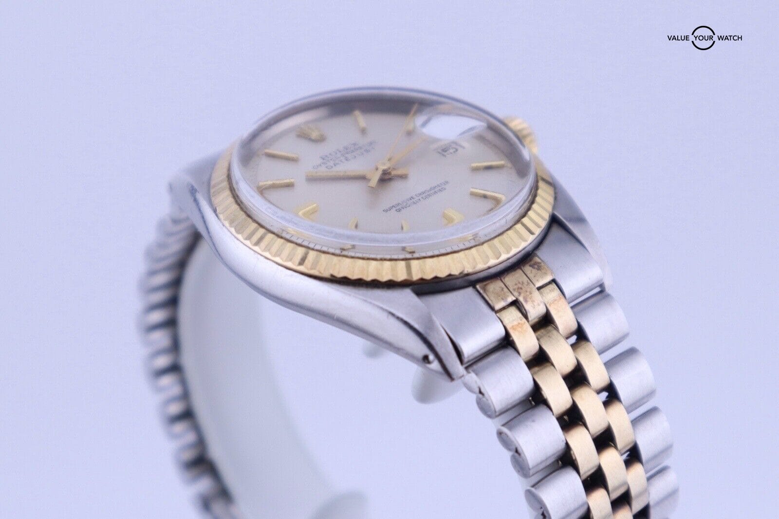 1972 Rolex Datejust 36 1601 — 18kt Gold X Steel - Image 3