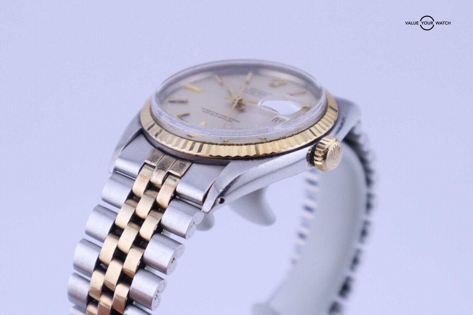 1972 Rolex Datejust 36 1601 — 18kt Gold X Steel - Image 4