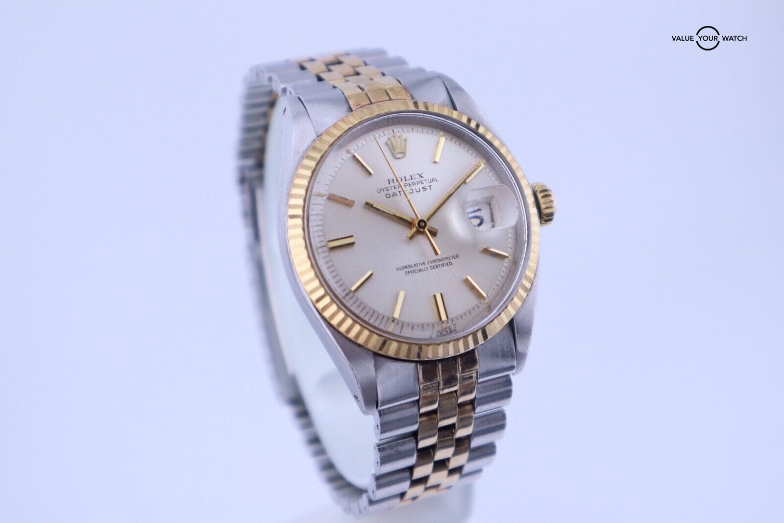 1972 Rolex Datejust 36 1601 — 18kt Gold X Steel - Image 5