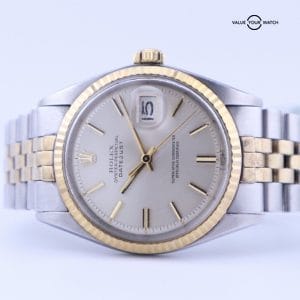 1972 Rolex Datejust 36 1601 — 18kt Gold X Steel