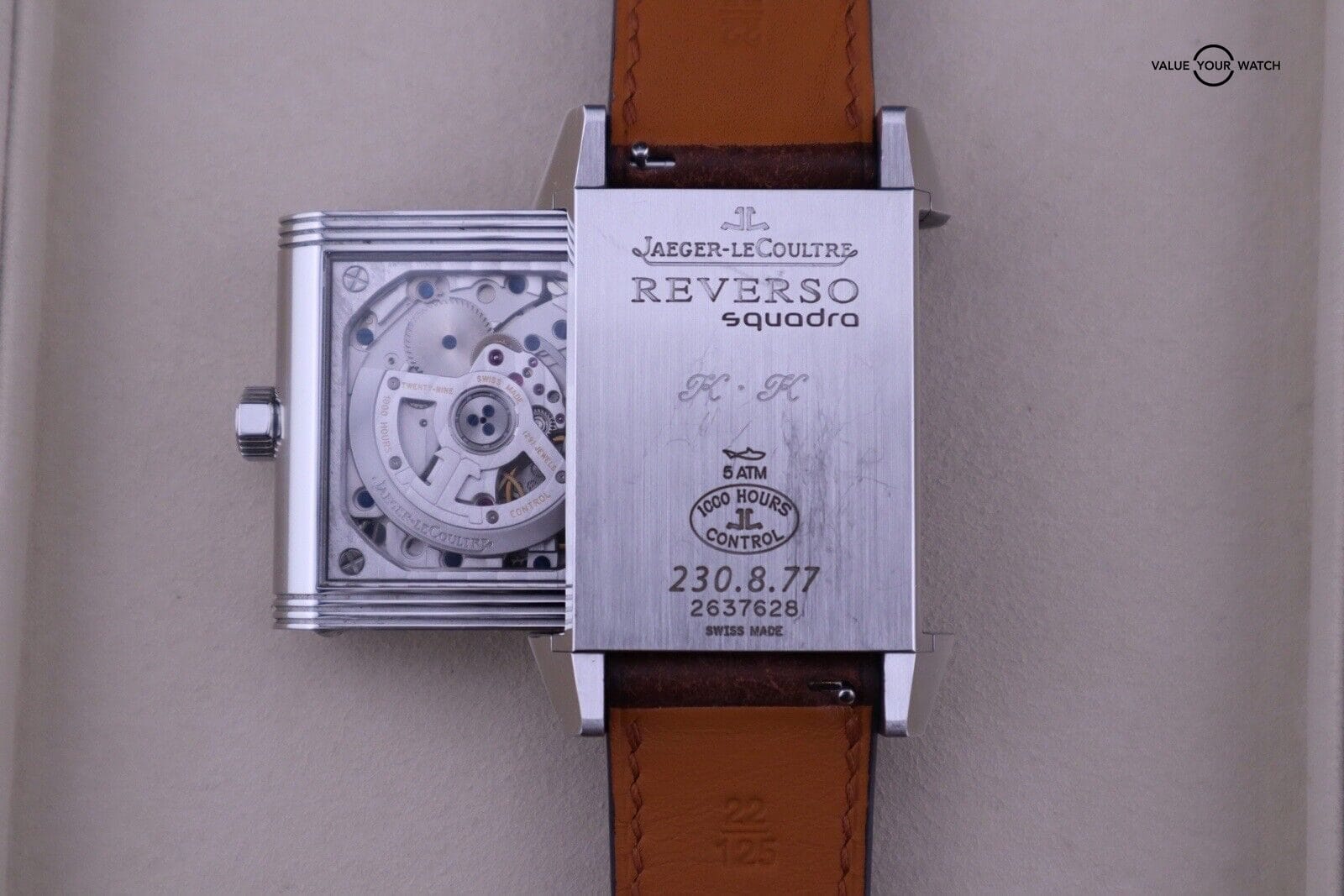 JAEGER LECOULTRE Reverso Squadra Home Time GMT 230.8.77 Value