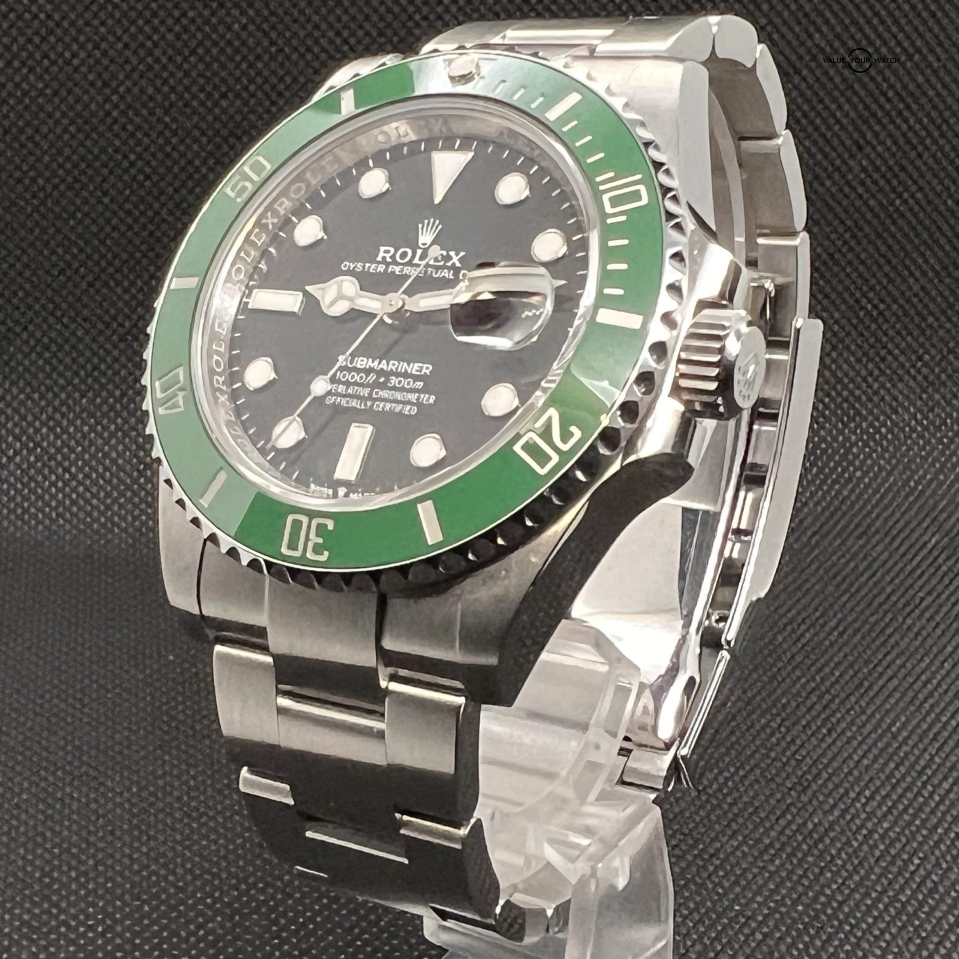 rolex oyster perpetual submariner green