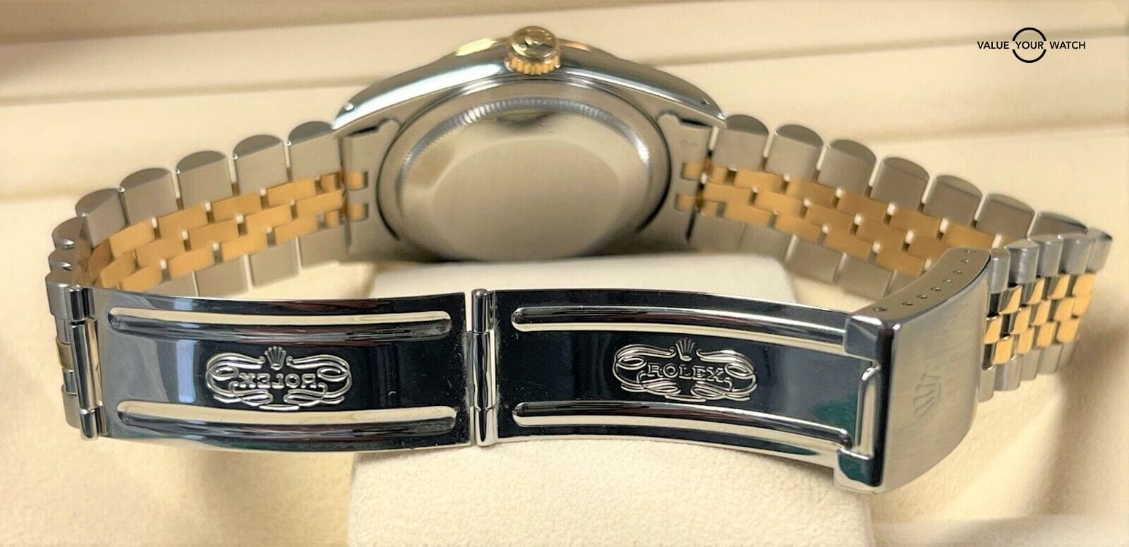 Rolex Datejust 36mm 16233 Blue Dial 18K Yellow Gold & Stainless-Steel BOX/PAPERS - Image 12