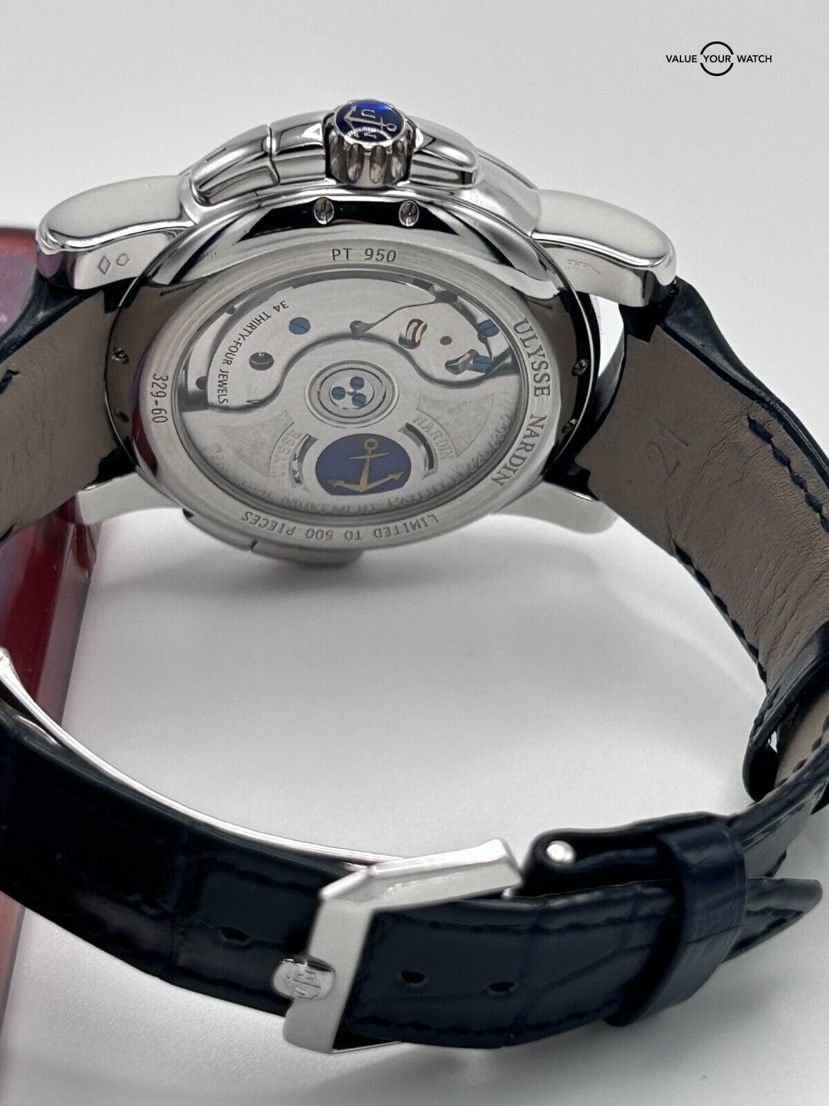 Ulysse Nardin GMT± Perpetual Calendar 329-60 Platinum 42mm Full Set LNIB - Image 4