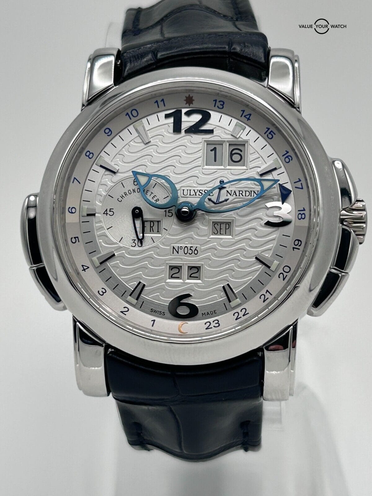 Ulysse Nardin GMT± Perpetual Calendar 329-60 Platinum 42mm Full Set LNIB - Image 5