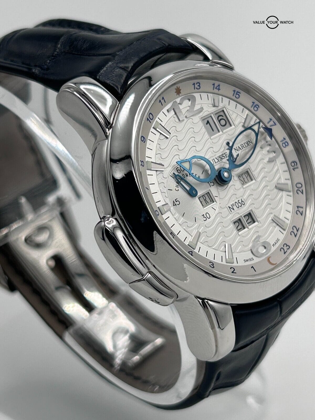 Ulysse Nardin GMT± Perpetual Calendar 329-60 Platinum 42mm Full Set LNIB - Image 6