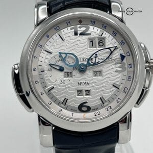 Ulysse Nardin GMT± Perpetual Calendar 329-60 Platinum 42mm Full Set LNIB