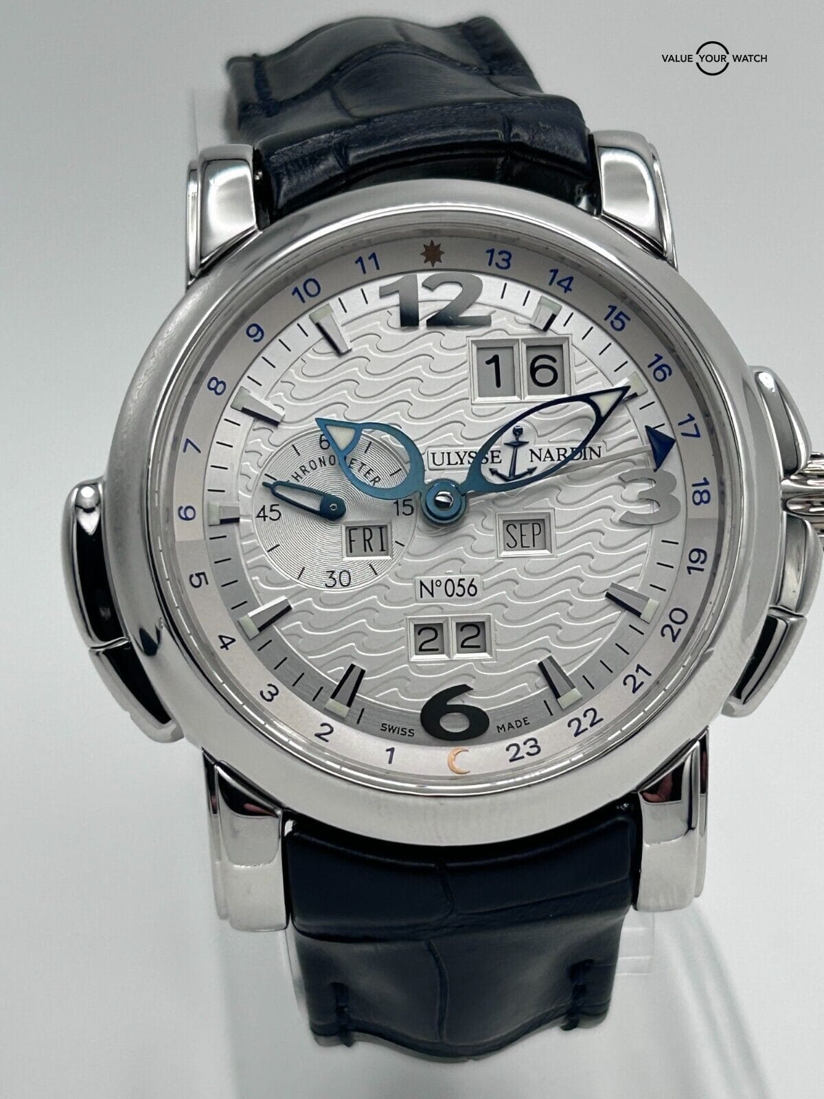 Ulysse Nardin GMT± Perpetual Calendar 329-60 Platinum 42mm Full Set LNIB