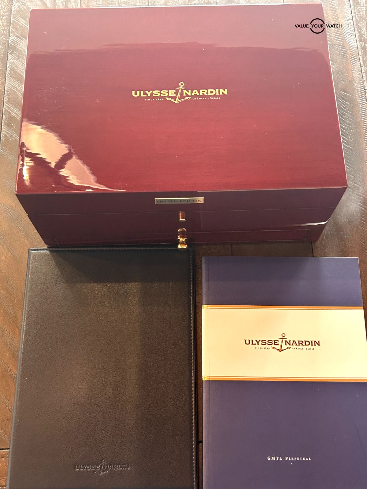 Ulysse Nardin GMT± Perpetual Calendar 329-60 Platinum 42mm Full Set LNIB - Image 9