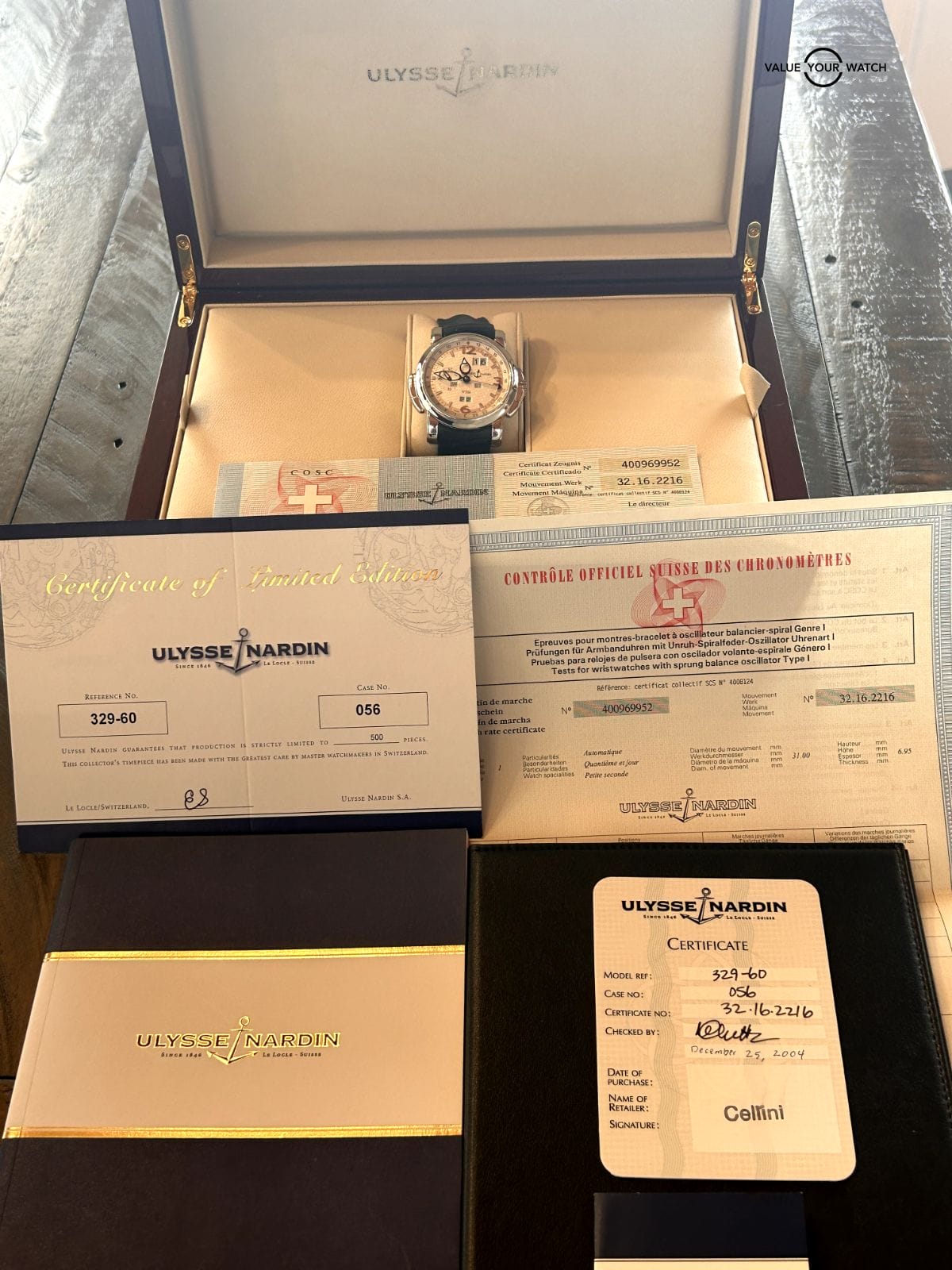 Ulysse Nardin GMT± Perpetual Calendar 329-60 Platinum 42mm Full Set LNIB - Image 10