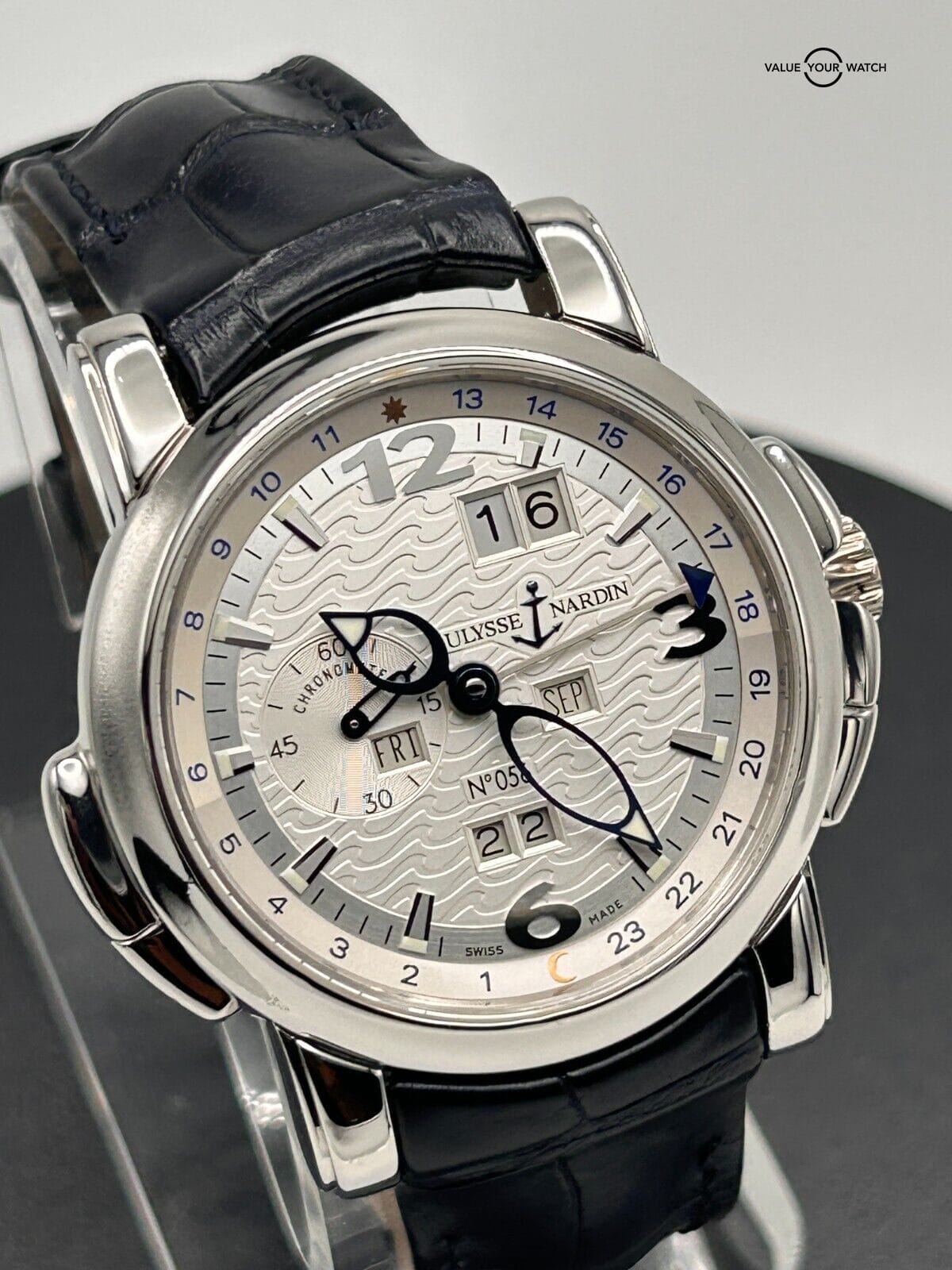 Ulysse Nardin GMT± Perpetual Calendar 329-60 Platinum 42mm Full Set LNIB - Image 12