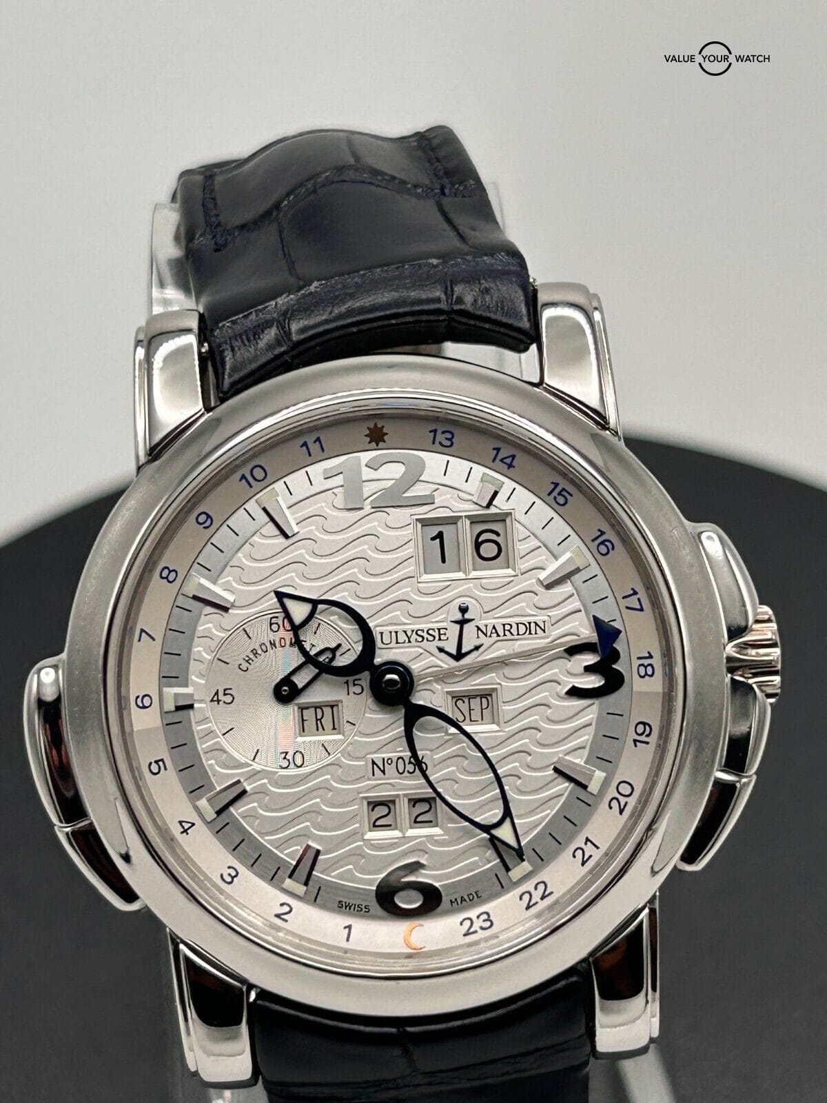 Ulysse Nardin GMT± Perpetual Calendar 329-60 Platinum 42mm Full Set LNIB - Image 13