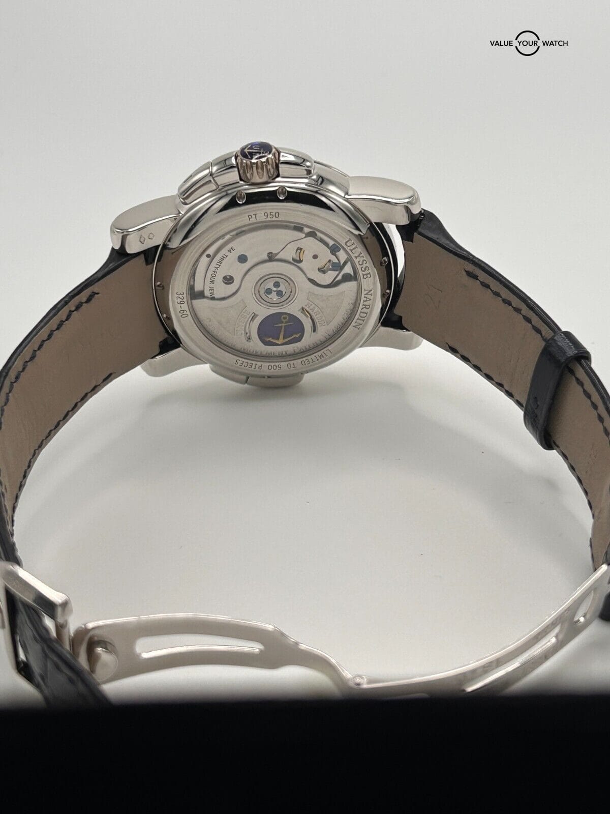 Ulysse Nardin GMT± Perpetual Calendar 329-60 Platinum 42mm Full Set LNIB - Image 14