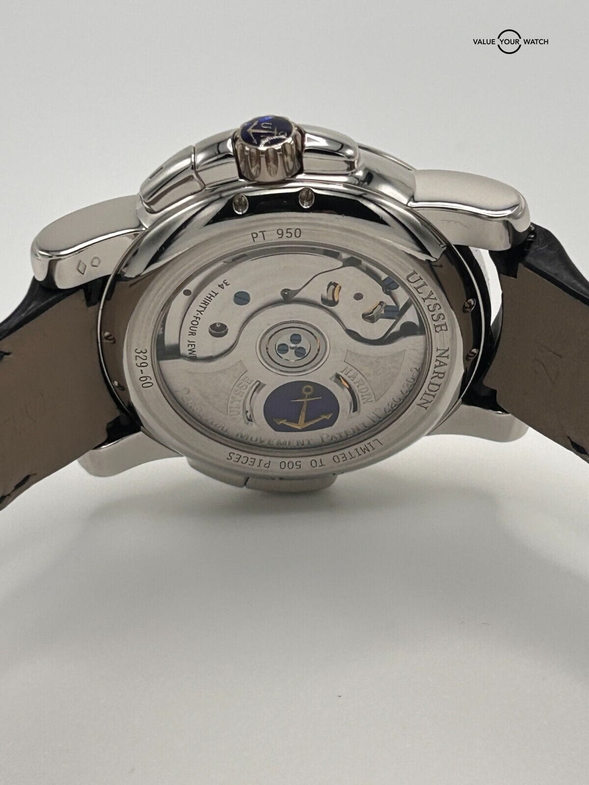 Ulysse Nardin GMT± Perpetual Calendar 329-60 Platinum 42mm Full Set LNIB - Image 15