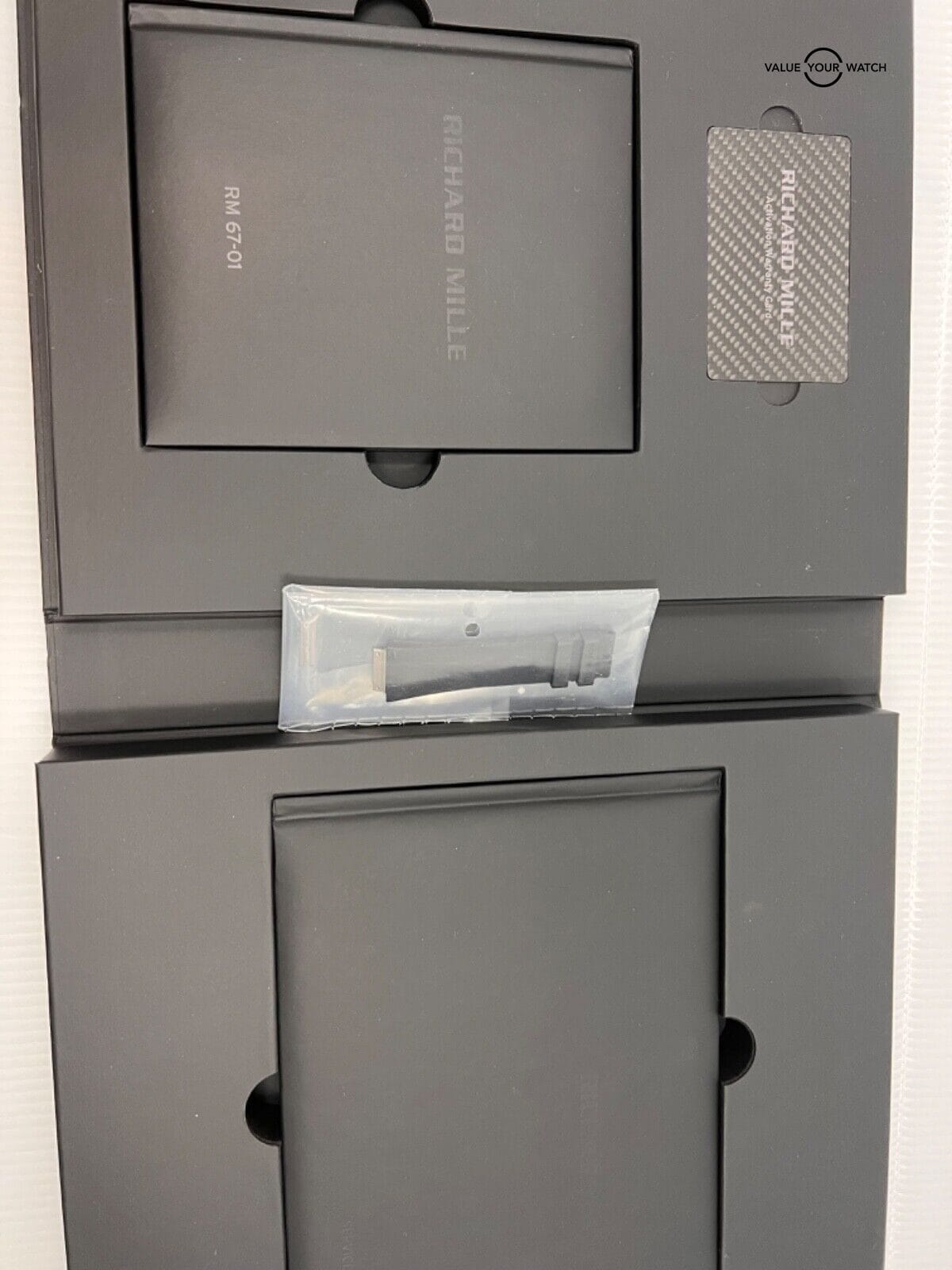 2020 Richard Mille RM 67-01 Extra Flat Titanium Blue + Black Strap Complete Set - Image 2