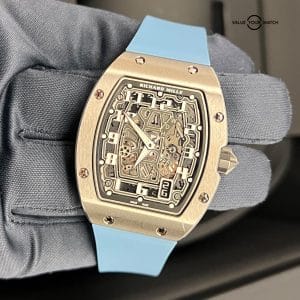 2020 Richard Mille RM 67-01 Extra Flat Titanium Blue + Black Strap Complete Set